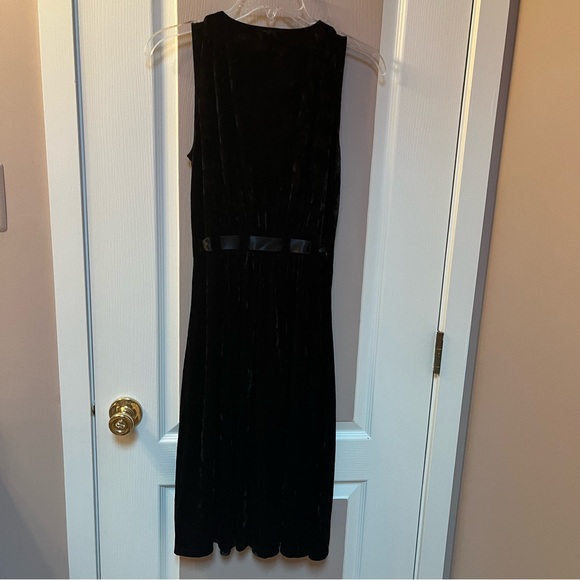NYPL Connection Velvet and Pearl Tank Top Dress - Picture 4 of 5